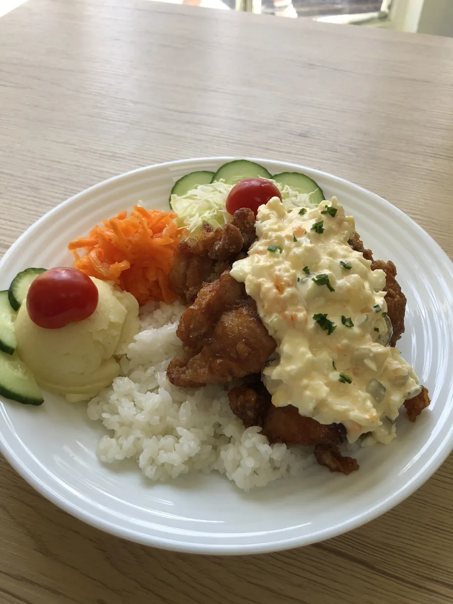 Chicken Nanban - Japanese dish at Iyasaka Cafe