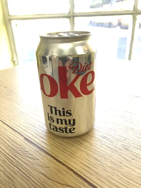 Canned Drinks Diet Coca-Cola - Japanese dish at Iyasaka Cafe