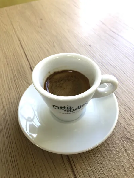 Espresso (double) - Japanese dish at Iyasaka Cafe