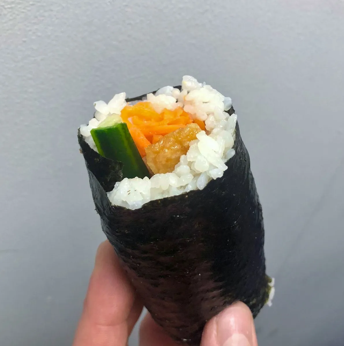 Inari Onigiri Roll - Japanese dish at Iyasaka Cafe