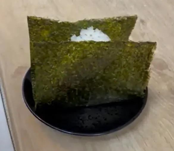 Onigiri Tuna Mayo - Japanese dish at Iyasaka Cafe