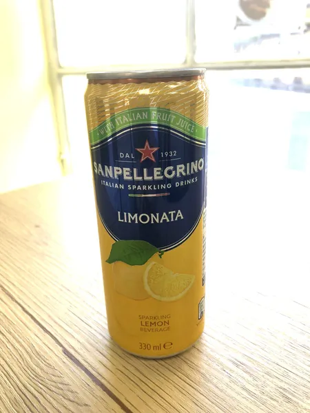 Canned Drinks San Pellegrino-Limonata - Japanese dish at Iyasaka Cafe